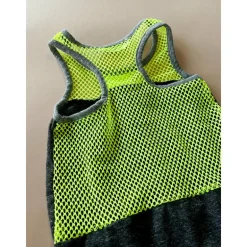 Ainsley-Neon Dress | Charcoal