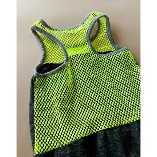 Ainsley-Neon Dress | Charcoal