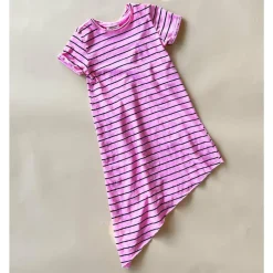 Akane-Stripe Dress | Orchid