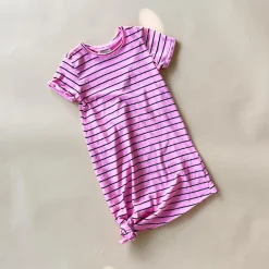 Akane-Stripe Dress | Orchid