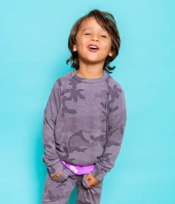 Alfie Top | Camo | Grey