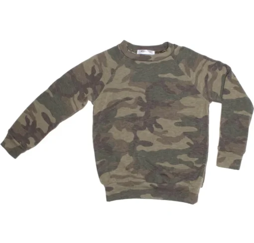 Alfie-Camo Top | Olive