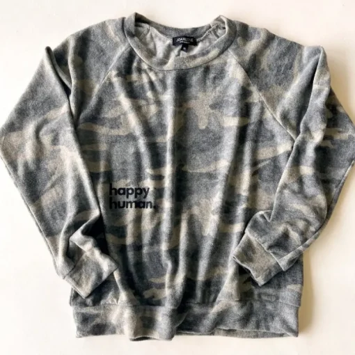 Alfie-Happy Human Adult Top | Brushed Camo FC