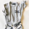 Alfie-Happy Human Kids top | Heather FC