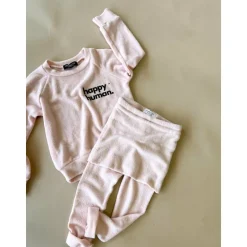 Alfie-Happy Human Kids Top | Pink FC