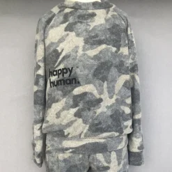 Alfie-Happy Human Kids top | Brushed Camo FC