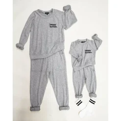 Alfie-Happy Human Kids top | Heather FC