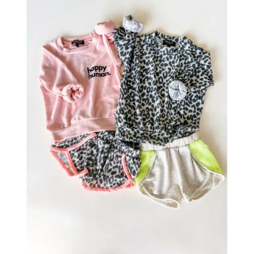 Alfie-Happy Human Kids Top | Pink FC