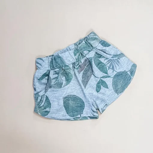 Amal-Palm shorts | Heather