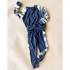 Archie top | Navy Faux cashmere