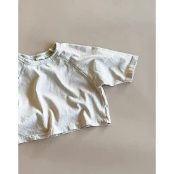 Ash Boxy Tee | Beige