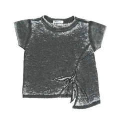 Aurora-Dist Front tie Burnout top