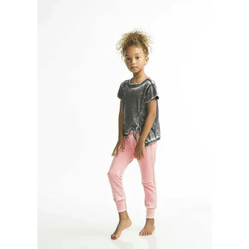 Aurora-Dist Front tie Burnout top