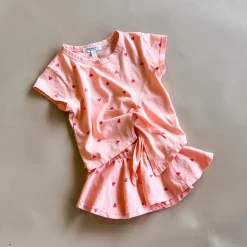 Aurora-Heart Front Tie top