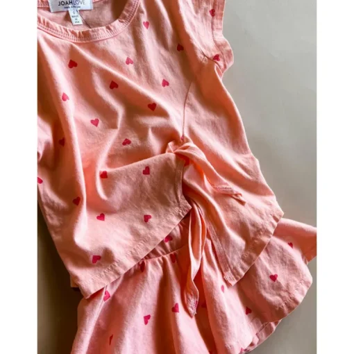 Aurora-Heart Front Tie top