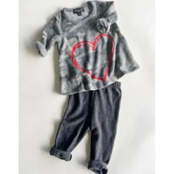 Ava-Heart dress & legging set | Brushed Camo FC