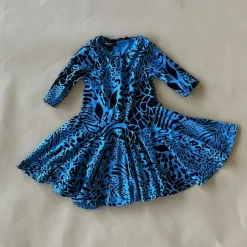 Ballet-Animal dress | Sea Blue