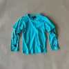 Beck-Splatter 2fer Tee | Aqua