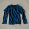 Beck-Splatter 2fer Tee | Navy