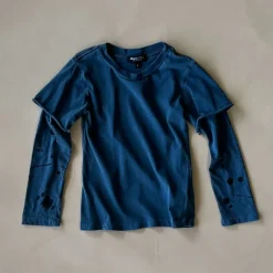 Beck-Splatter 2fer Tee | Navy