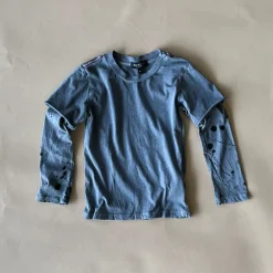 Beck-Splatter 2fer Tee | Steel
