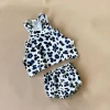 Bella-Cheetah Baby set | White