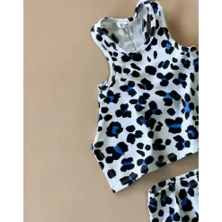 Bella-Cheetah Baby set | White