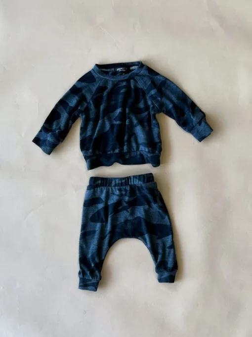 Billie Camo set | Dyed Navy