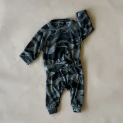 Billie Camo set | Dyed Walnut