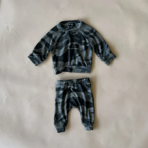 Billie Camo set | Dyed Walnut