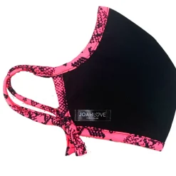 Black | Neon Pink Snake
