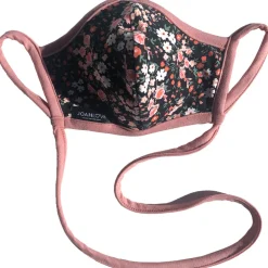 Black Floral | Mauve Infinity