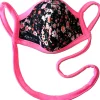 Black Floral w/ Pocket Infinity | Pink
