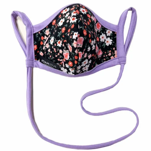 Black Floral w/ Pocket Infinity | Lavender