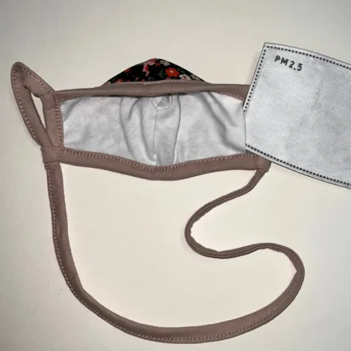 Black Floral w/ Pocket Infinity | Taupe