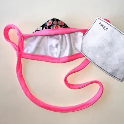 Black Floral w/ Pocket Infinity | Pink