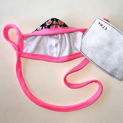 Black Floral w/ Pocket Infinity | Pink