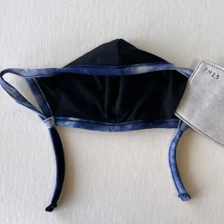 Black w/ Pocket | Navy Tie Dye (50/50)
