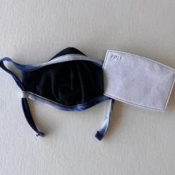 Black w/ Pocket | Navy Tie Dye (50/50)