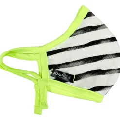 Black White Stripes | Lime