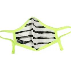 Black White Stripes | Lime