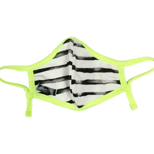 Black White Stripes | Lime