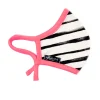Black White Stripes | Pink Neon