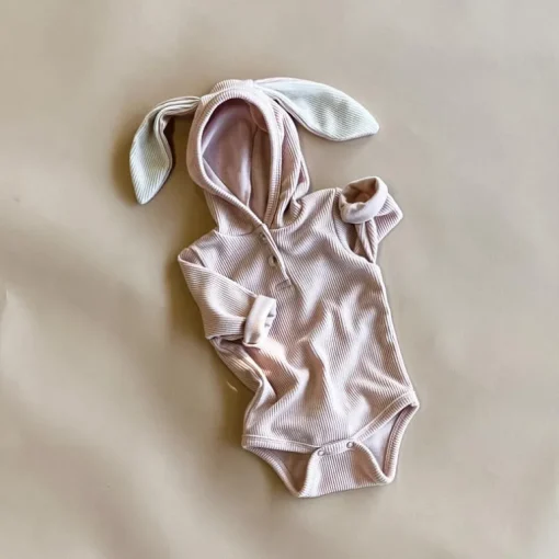 Bunny Baby Bodysuit | Blush