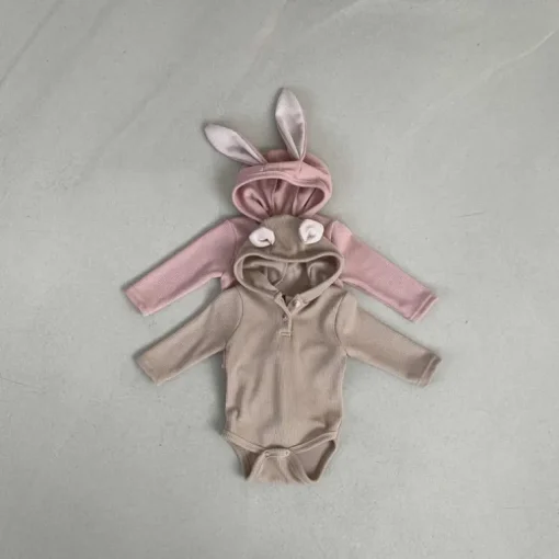 Bunny Baby Bodysuit | Blush