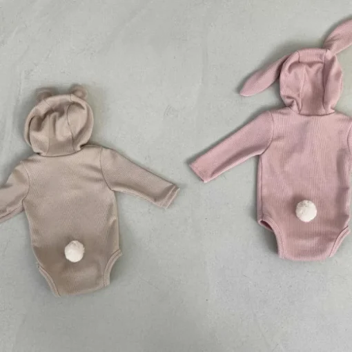 Bunny Baby Bodysuit | Blush