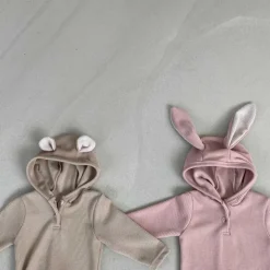 Bunny Baby Bodysuit | Blush