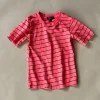 Cameron Pinstripe Tee | Lava
