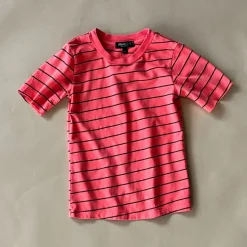 Cameron Pinstripe Tee | Lava
