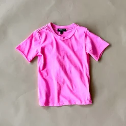 Cameron Solid Tee | Pink